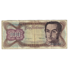 Banknote, Venezuela, 100 Bolivares, 1976, 1976-01-27, KM:55c, VF(20-25)