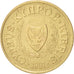 Monnaie, Chypre, 10 Cents, 1991, TTB+, Nickel-brass, KM:56.3