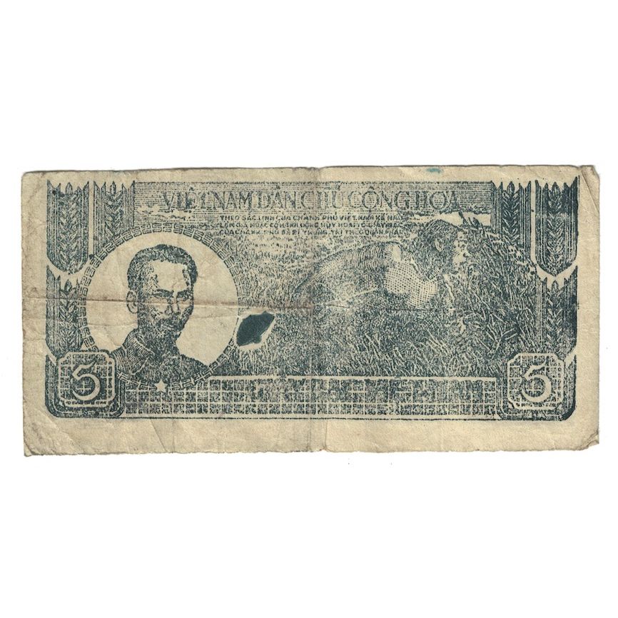 Biljet, Viëtnam, 5 Dông, 1948, TB+