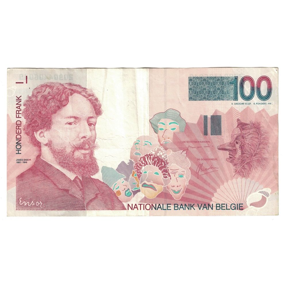 Banknote, Belgium, 100 Francs, Undated (1995-2001), KM:147, AU(50-53)