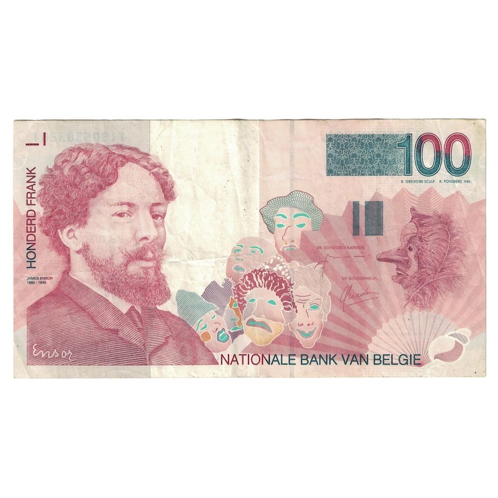 Banknote, Belgium, 100 Francs, Undated (1995-2001), KM:147, EF(40-45)