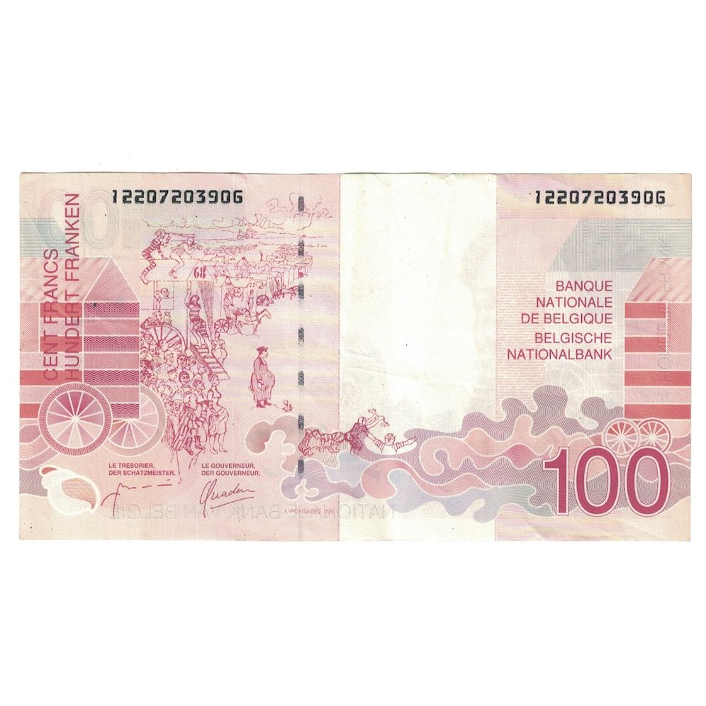 Banknote, Belgium, 100 Francs, Undated (1995-2001), KM:147, EF(40-45)