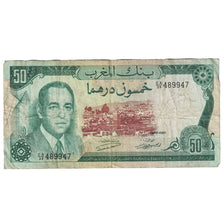 Biljet, Marokko, 50 Dirhams, 1970, KM:58a, TB