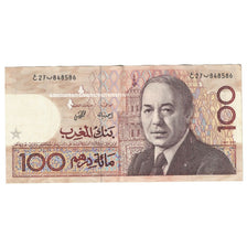 Billete, 100 Dirhams, 1987/AH1407, Marruecos, KM:62a, MBC+