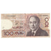 Billete, 100 Dirhams, 1987/AH1407, Marruecos, KM:62a, MBC+