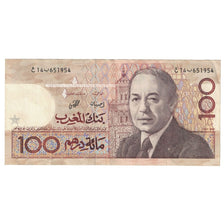 Biljet, Marokko, 100 Dirhams, 1987/AH1407, KM:62a, TTB