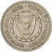 Coin, Cyprus, 50 Mils, 1963, AU(50-53), Copper-nickel, KM:41