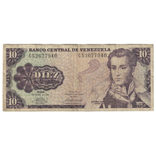 Banknote, Venezuela, 10 Bolívares, 1981, 1981-10-06, KM:60a, VF(20-25)