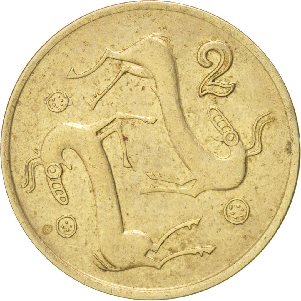 Coin, Cyprus, 2 Cents, 1985, AU(50-53), Nickel-brass, KM:54.2
