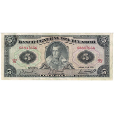Banknote, Ecuador, 5 Sucres, 1970, 1970-02-27, KM:100d, EF(40-45)