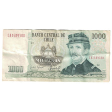 Billet, Chili, 1000 Pesos, 1990, KM:154c, TTB