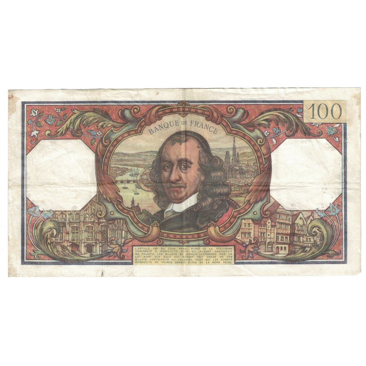 Frankrijk, 100 Francs, Corneille, 1968, N.333, TB+, Fayette:65.22, KM:149c