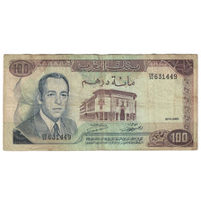 Billete, 100 Dirhams, 1970/AH1390, Marruecos, KM:59a, BC