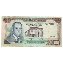 Billete, 100 Dirhams, 1985/AH1405, Marruecos, KM:59b, BC+