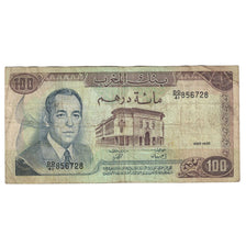 Billete, 100 Dirhams, 1985/AH1405, Marruecos, KM:59b, BC