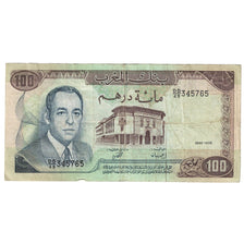 Banknot, Maroko, 100 Dirhams, 1985/AH1405, KM:59b, VF(20-25)