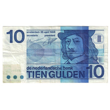Geldschein, Niederlande, 10 Gulden, 1968, 1968-04-25, KM:91b, S+