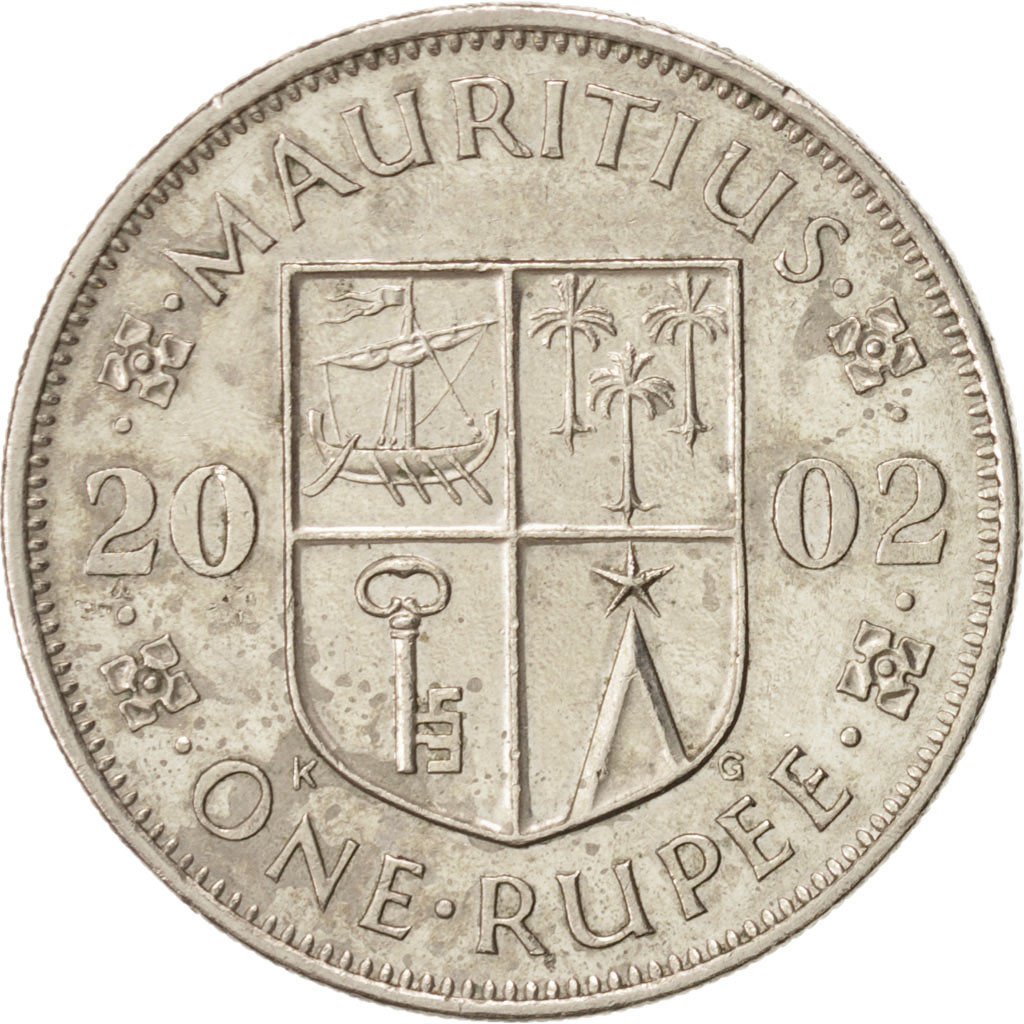 Mauritius, Rupee, 2002, SPL-, Rame-nichel, KM:55