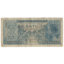 Biljet, Indonesië, 1 Rupiah, 1956, KM:74, TB+