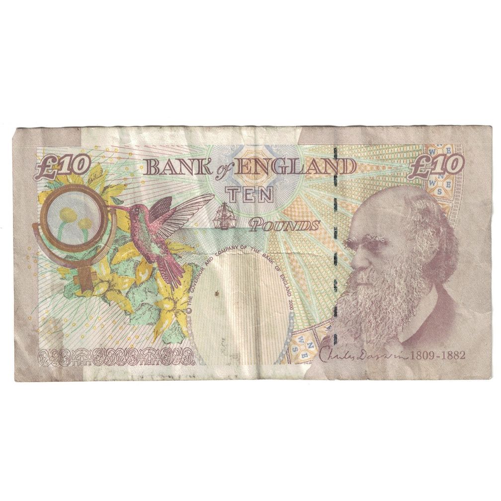 Billete, 10 Pounds, 2004, Gran Bretaña, KM:389c, BC+