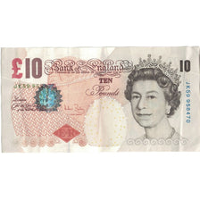 Geldschein, Großbritannien, 10 Pounds, 2004, KM:389c, SS+