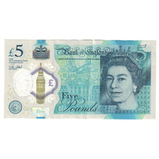 Billete, 5 Pounds, 2015, Gran Bretaña, KM:394, EBC
