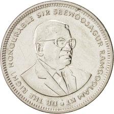 Mauritius, 1/2 Rupee, 1999, AU(55-58), Nickel plated steel, KM:54