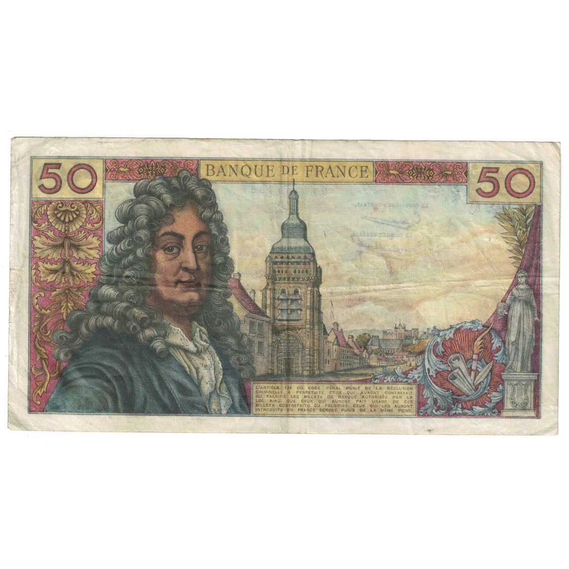 Frankrijk, 50 Francs, Racine, 1963, M.72, TB+, Fayette:64.6, KM:148a