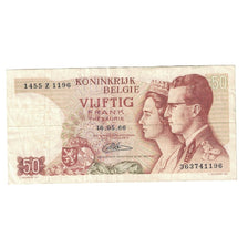 Geldschein, Belgien, 50 Francs, 1966, 1966-05-16, KM:139, SS+