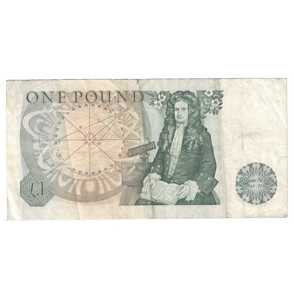 Biljet, Groot Bretagne, 1 Pound, Undated (1978-80), KM:377a, TTB