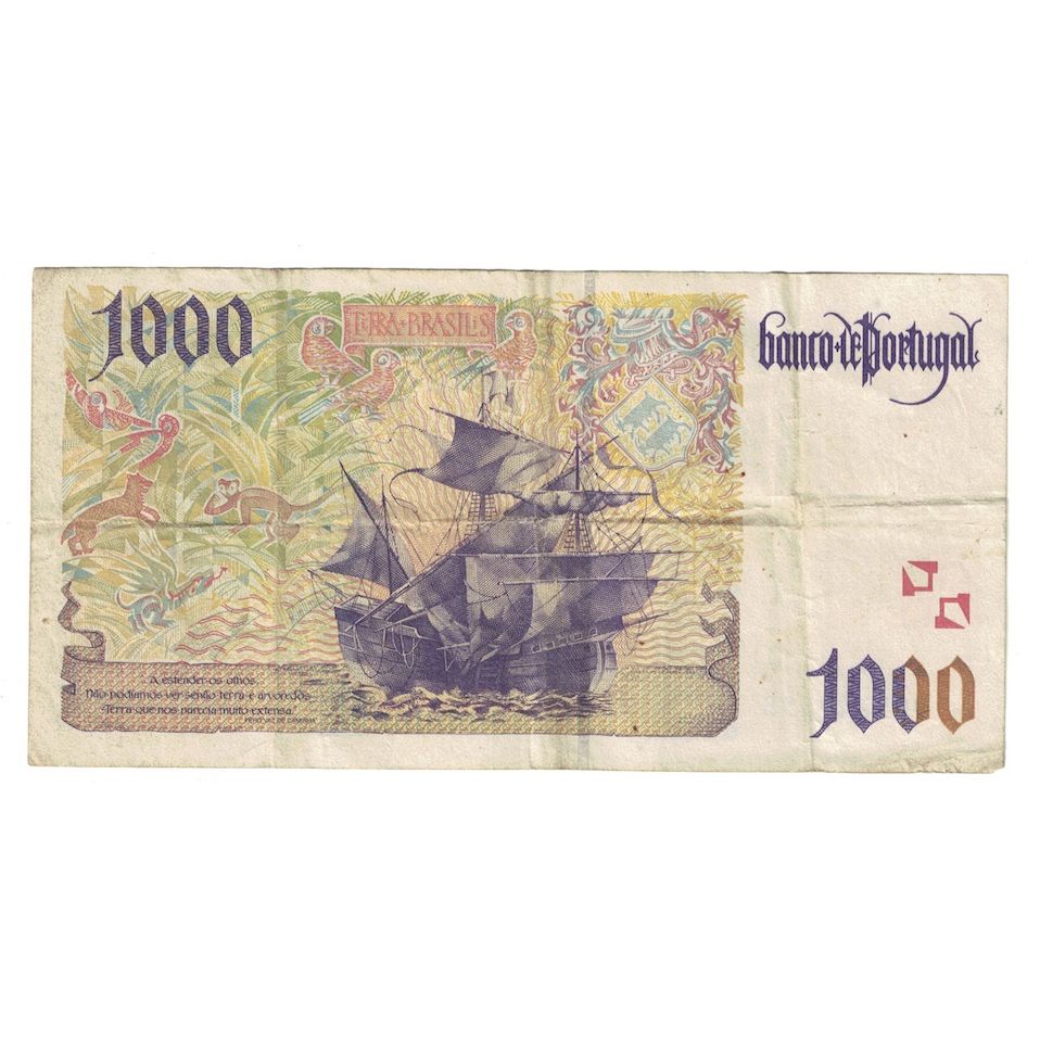 Banknote, Portugal, 1000 Escudos, 2000, KM:188d, VF(20-25)