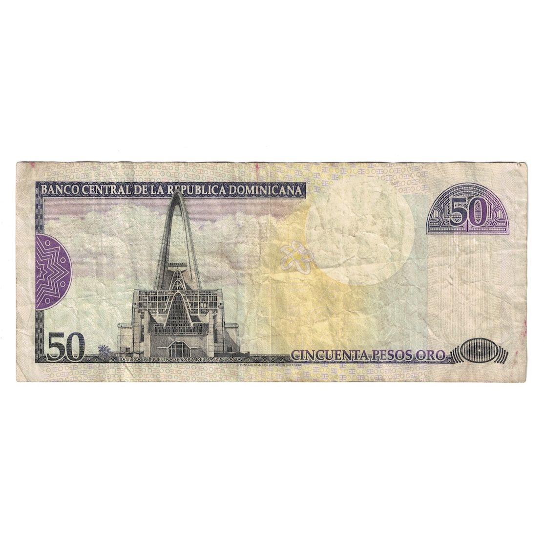 Banknote, Dominican Republic, 50 Pesos Oro, 2000, KM:161a, VF(20-25)
