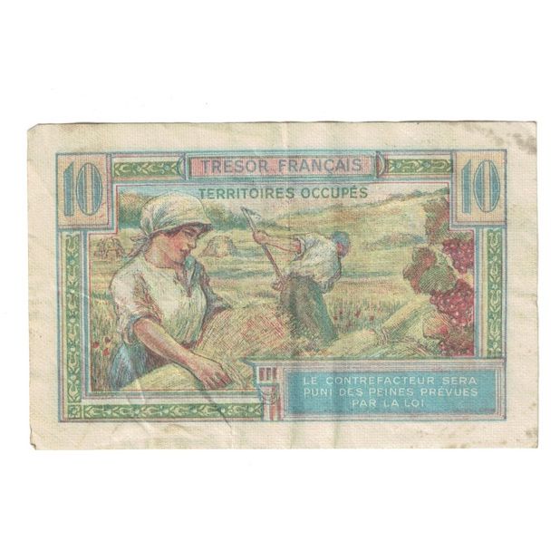 France, 10 Francs, 1947 French Treasury, 1947, A.04514297, VF(30-35)