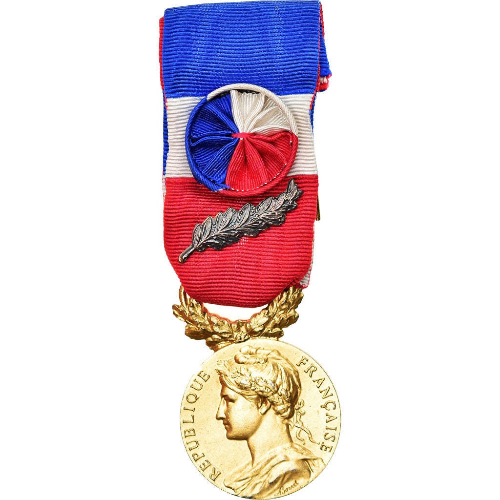 France, Médaille d'honneur du travail, Médaille, 1975, Excellent Quality