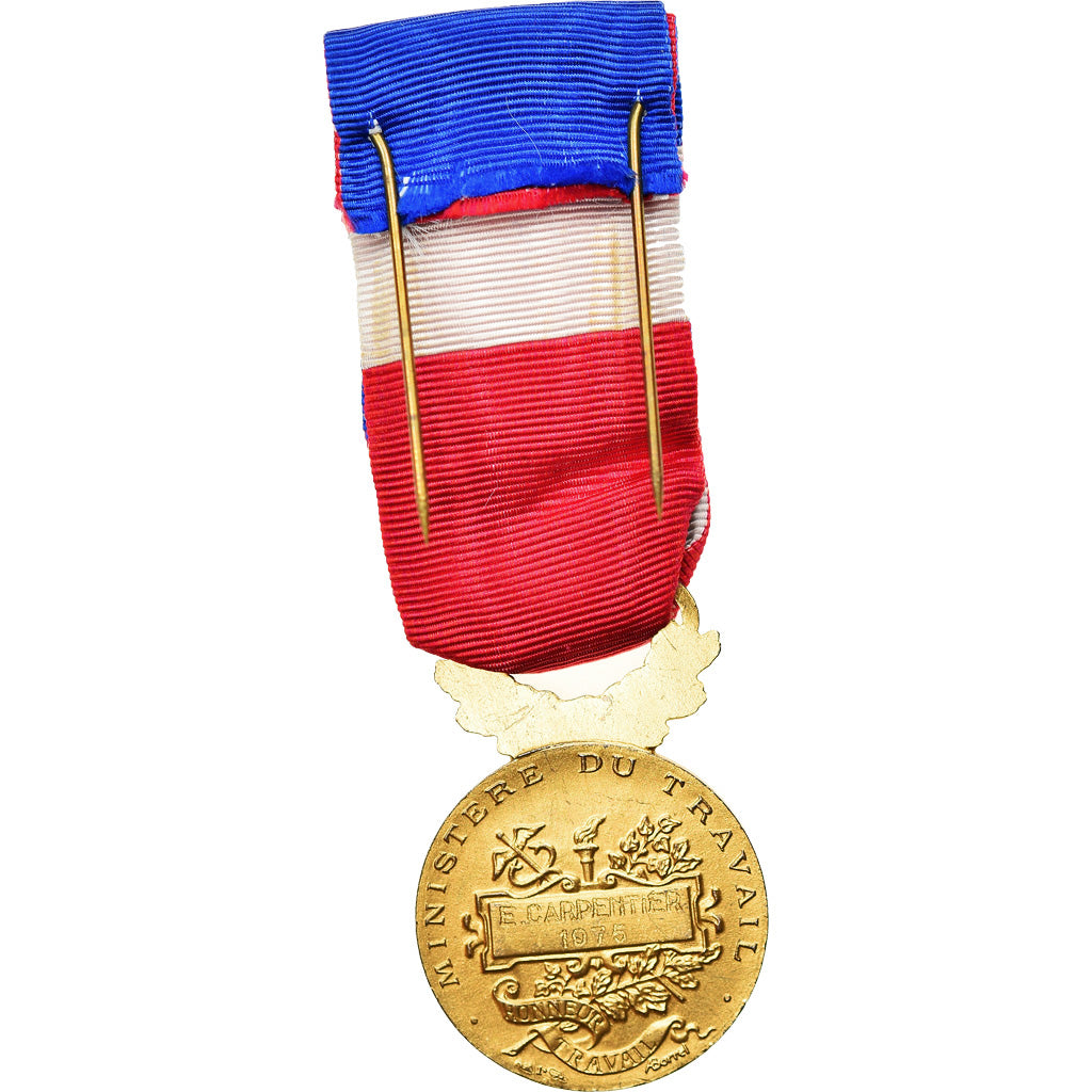 France, Médaille d'honneur du travail, Médaille, 1975, Excellent Quality