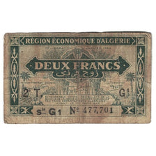 Banknote, Algeria, 2 Francs, 1944, KM:102, F(12-15)