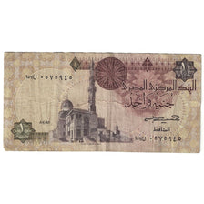Billet, Égypte, 1 Pound, 1985-1986, KM:50c, TB