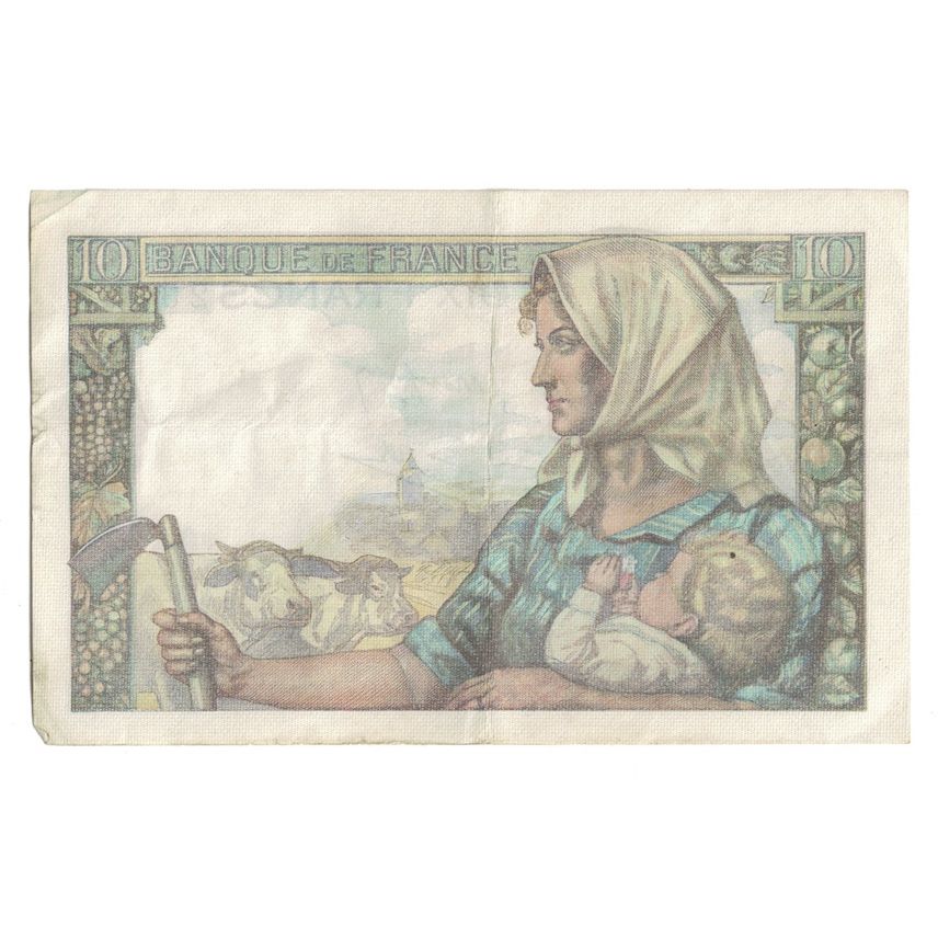 France, 10 Francs, Mineur, 1944, T.78, TTB+, Fayette:8.11, KM:99c