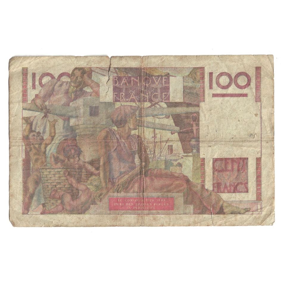 Francia, 100 Francs, Jeune Paysan, 1950, A.358, RC+, Fayette:28.25, KM:128c