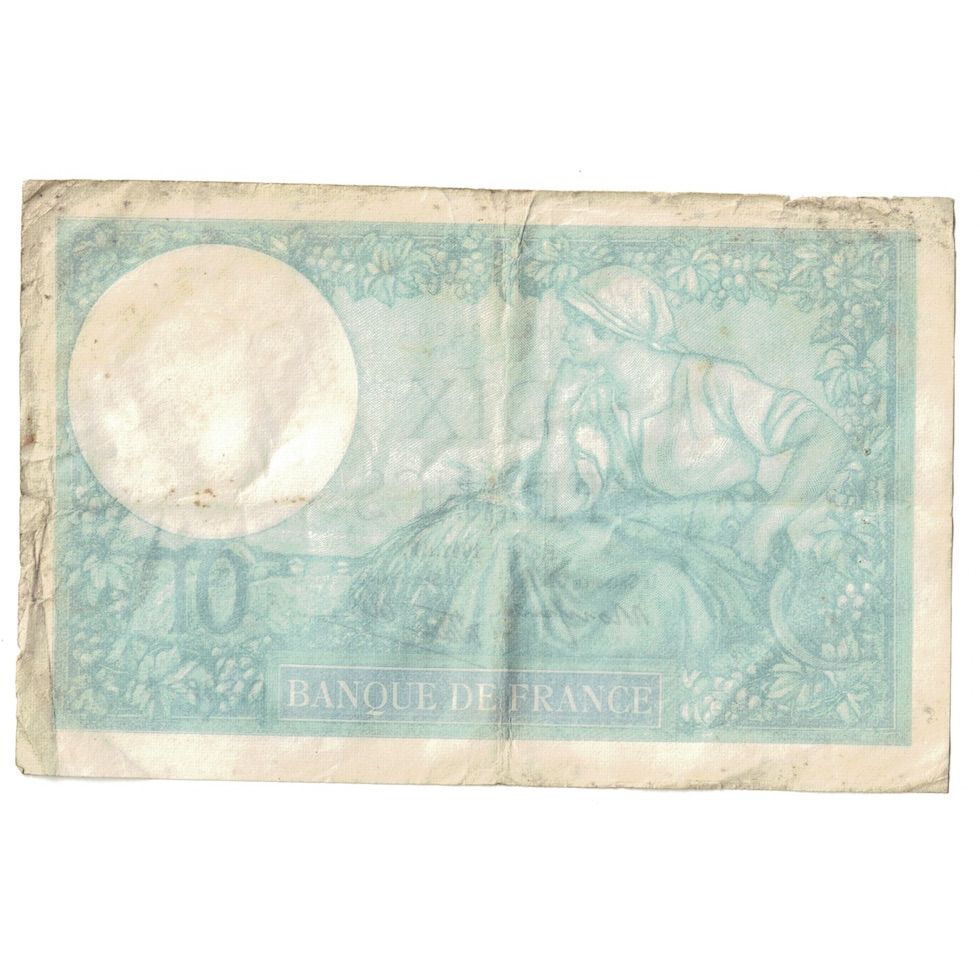 França, 10 Francs, Minerve, 1941, O.83574, VF(20-25), Fayette:7.27, KM:84