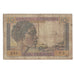 Banconote, Costa francese dei somali, 10 Francs, 1946, KM:19, MB