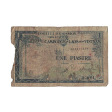 Banknote, FRENCH INDO-CHINA, 1 Piastre = 1 Dong, Undated (1954), KM:105