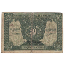 Banknote, FRENCH INDO-CHINA, 50 Cents, Undated (1942), KM:91b, F(12-15)