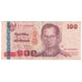 Banknot, Tajlandia, 100 Baht, 2005, KM:114, AU(50-53)
