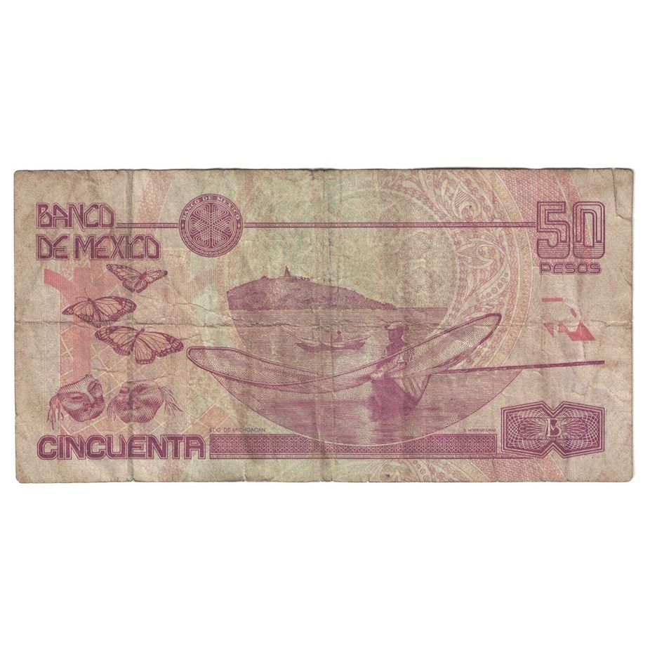 Billete, 50 Pesos, 2002, México, 2002-03-26, KM:117b, BC