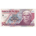 Nota, México, 50 Pesos, 1998, 1998-03-17, KM:107c, EF(40-45)