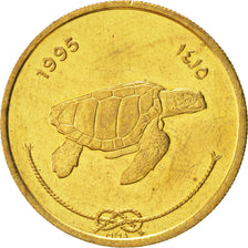 MALDIVE ISLANDS, 50 Laari, 1995, MS(64), Nickel-brass, KM:72