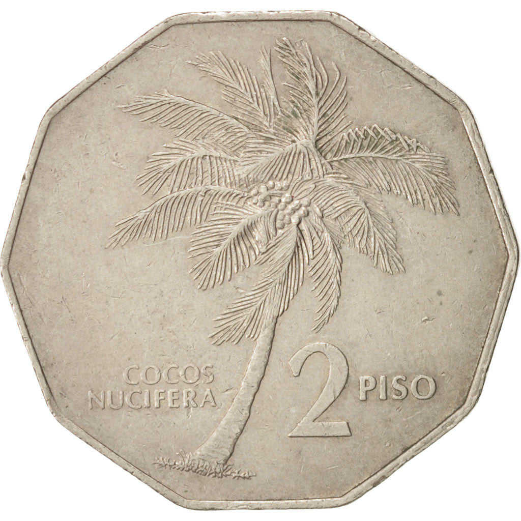 Coin, Philippines, 2 Piso, 1983, AU(50-53), Copper-nickel, KM:244