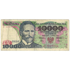 Banknote, Poland, 10,000 Zlotych, 1987, 1987-02-01, KM:151a, EF(40-45)