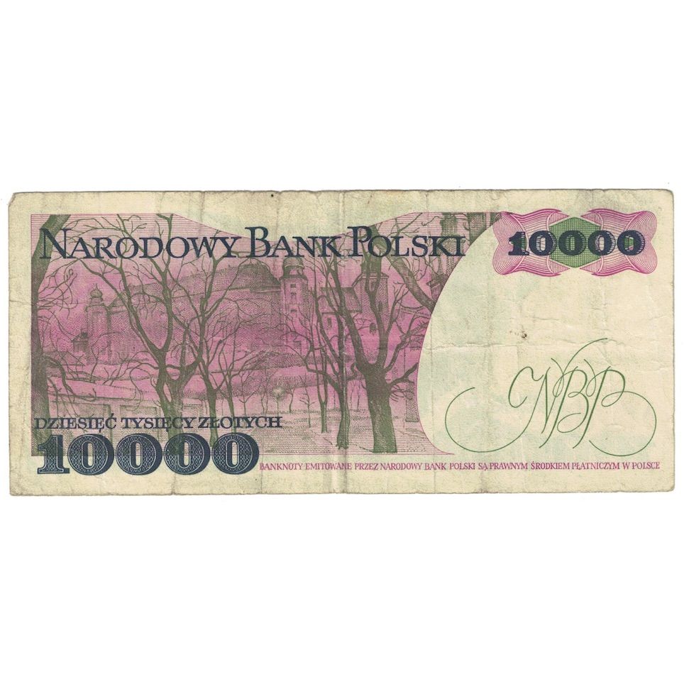 Banknote, Poland, 10,000 Zlotych, 1987, 1987-02-01, KM:151a, EF(40-45)